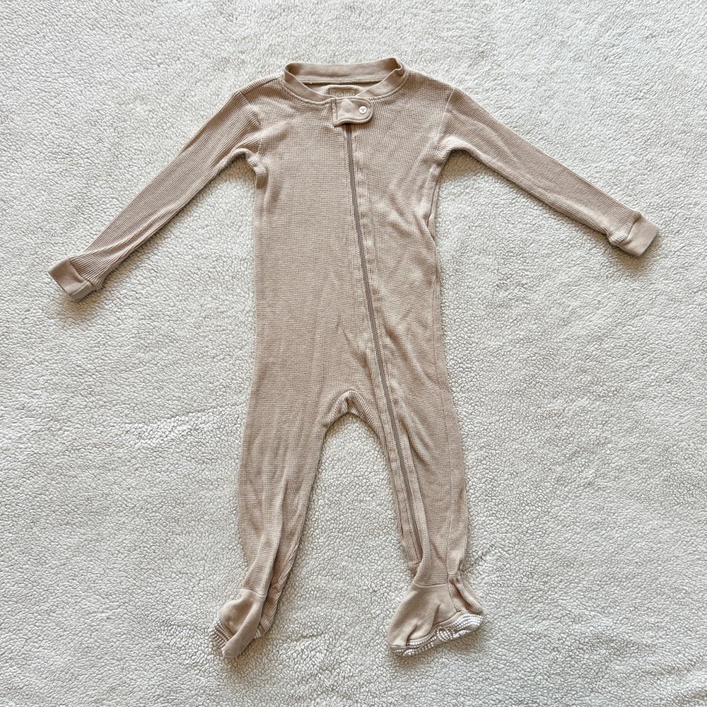 Burt’s Bee Baby Honeysoft waffle thermal sleeper, size 12M